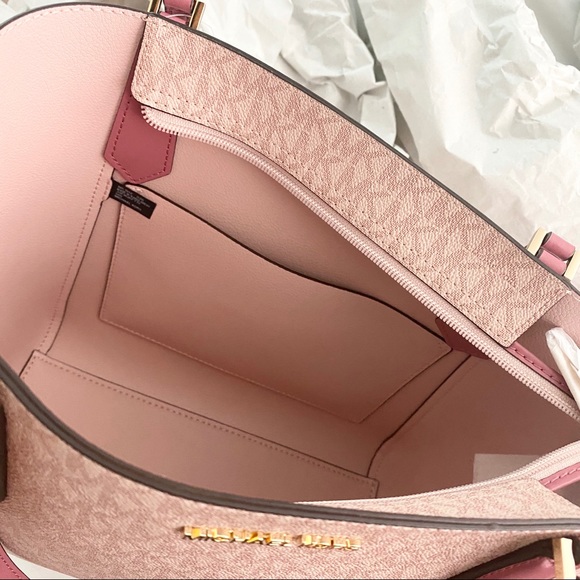 Michael Kors Tulip pink kimberly small bonded tote - Picture 5 of 5